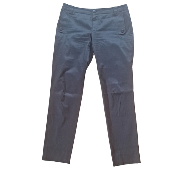 Gucci Classic Black Ankle Crop Pants 42 - Picture 1 of 13